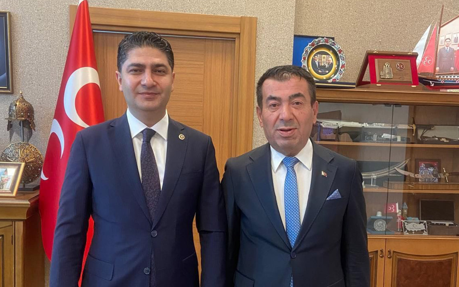 BAŞKAN METİN, KAYSERİ MİLLETVEKİLİ İSMAİL ÖZDEMİR'İ ZİYARET ETTİ