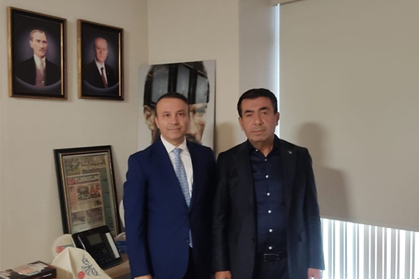 BAŞKAN METİN'DEN ÖNEMLİ GÖRÜŞME