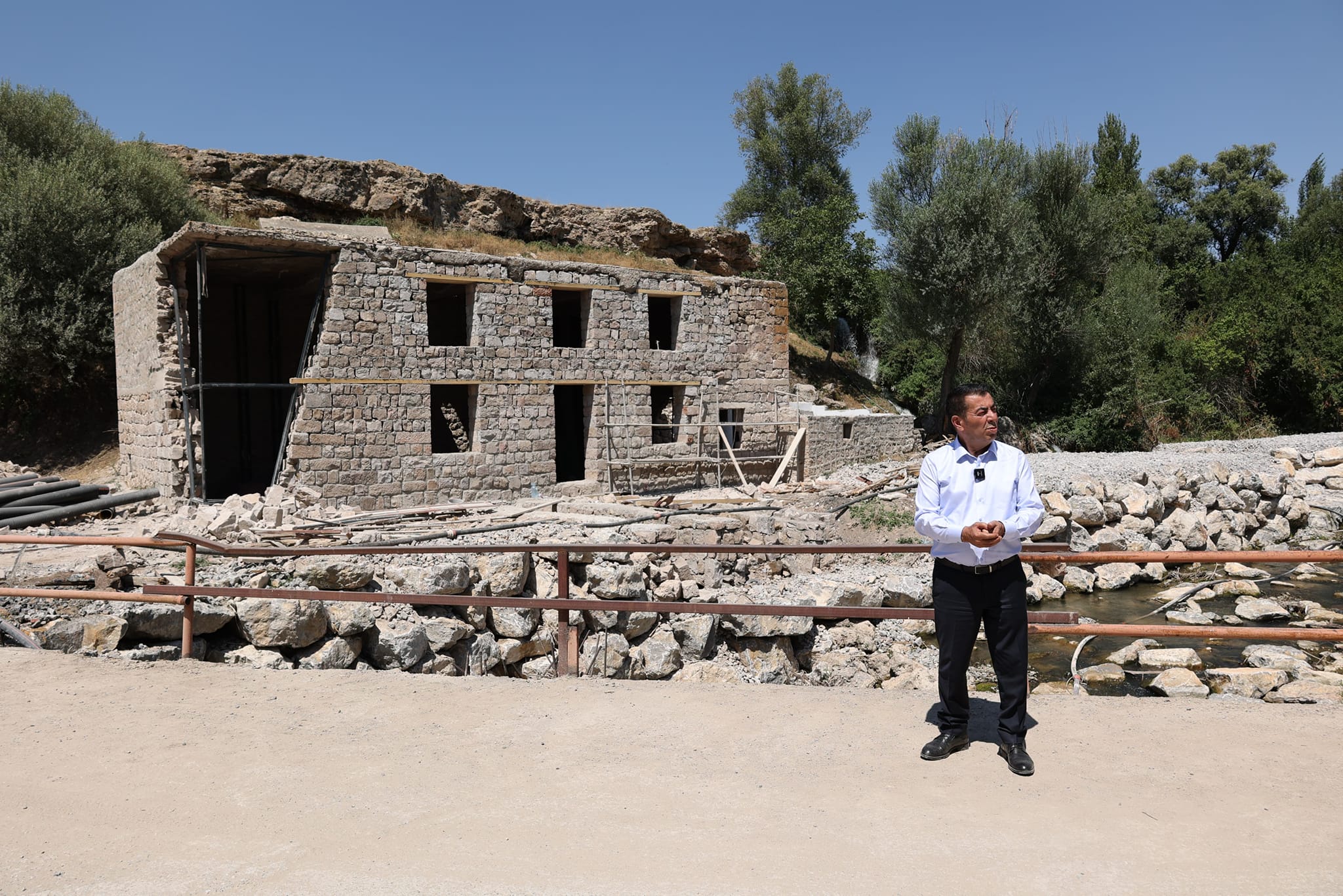 BAŞKAN METİN DEĞİRMEN RESTORAN PROJESİNİ YERİNDE İNCELEDİ