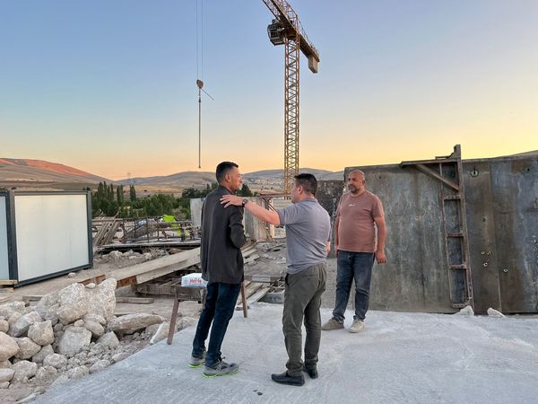 ​Başkanımız Selahattin Metin, Bünyan Yeni TOKİ'de devam eden çalışmaları yerinde inceledi