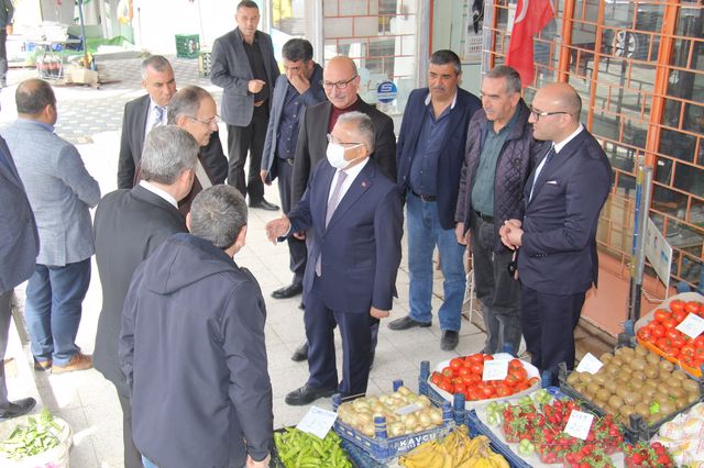 ​BAŞKANLAR BİR ARAYA GELİP BÜNYAN ESNAFINI ZİYARET ETTİ