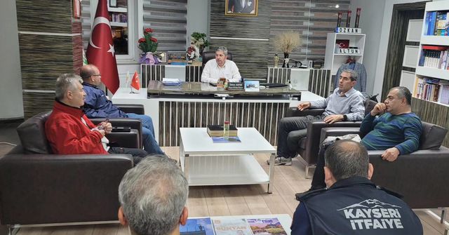 AŞIRI YAĞIŞLAR SEBEBİYLE KRİZ MASASI OLUŞTURULDU.