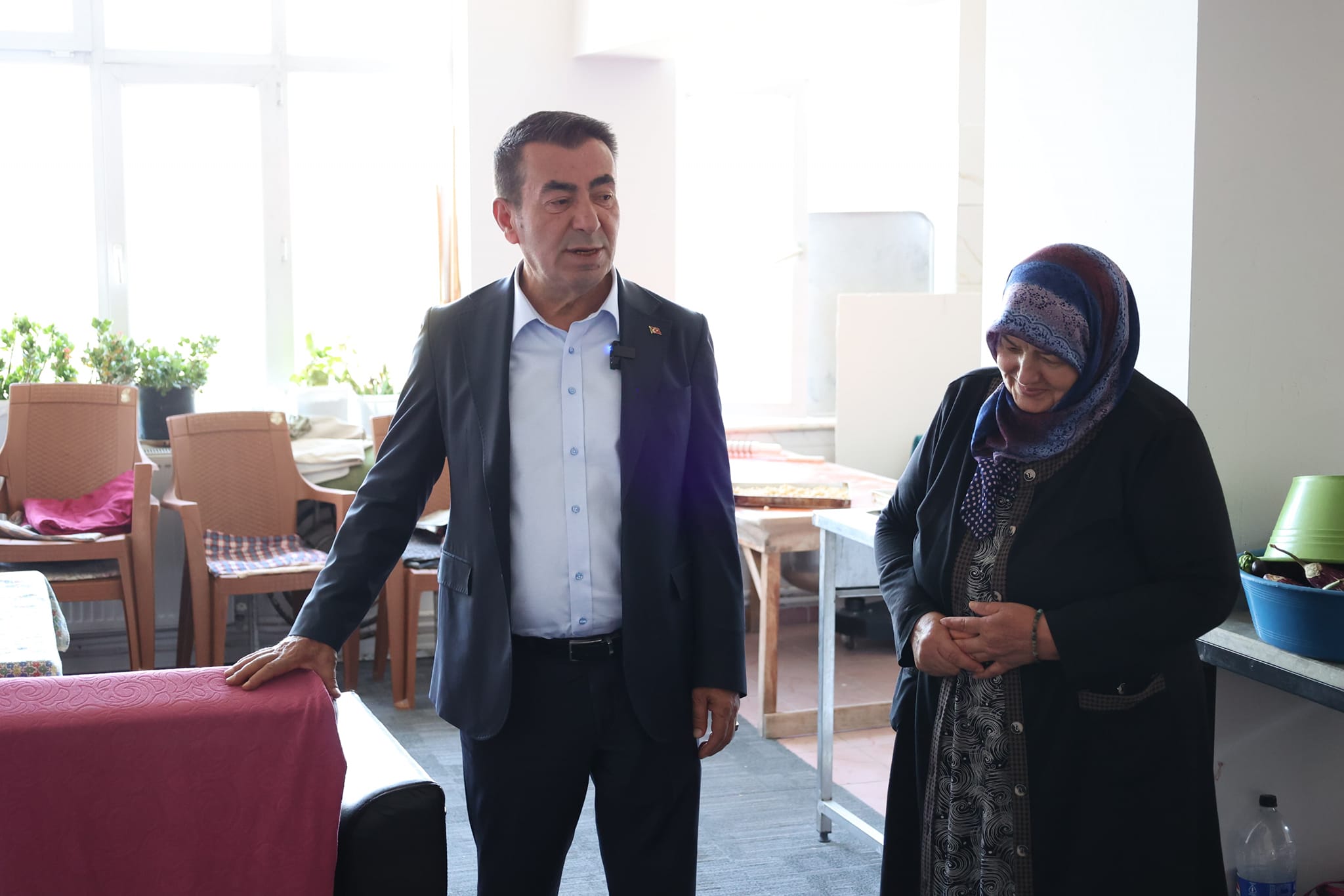 BAŞKAN METİN AŞEVİNDE İNCELEMELERDE BULUNDU