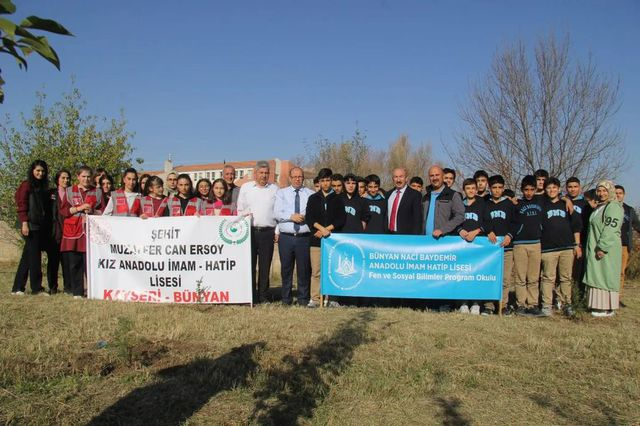 #Bünyan'ımızda 11 Kasım Milli Ağaçlandırma Günü programı düzenlendi.