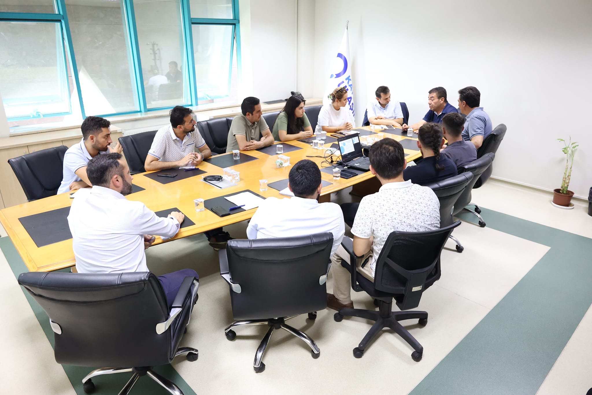 Ulaşım A.Ş. Genel Müdürü Mehmet Canbulut İle Toplantı Yapıldı