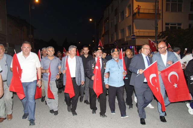 15 Temmuz Demokrasi ve Milli Birlik Günü Bünyanlıların yoğun katılımı ile yapıldı