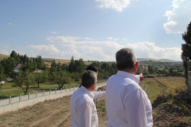 Bünyan Devlet Hastanesi'ne bağlayan bağlantı yolu yapım çalışmaları başladı.