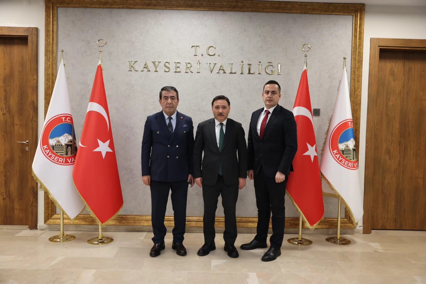 KAYSERİ VALİSİ GÖKMEN ÇİÇEK'E ZİYARET