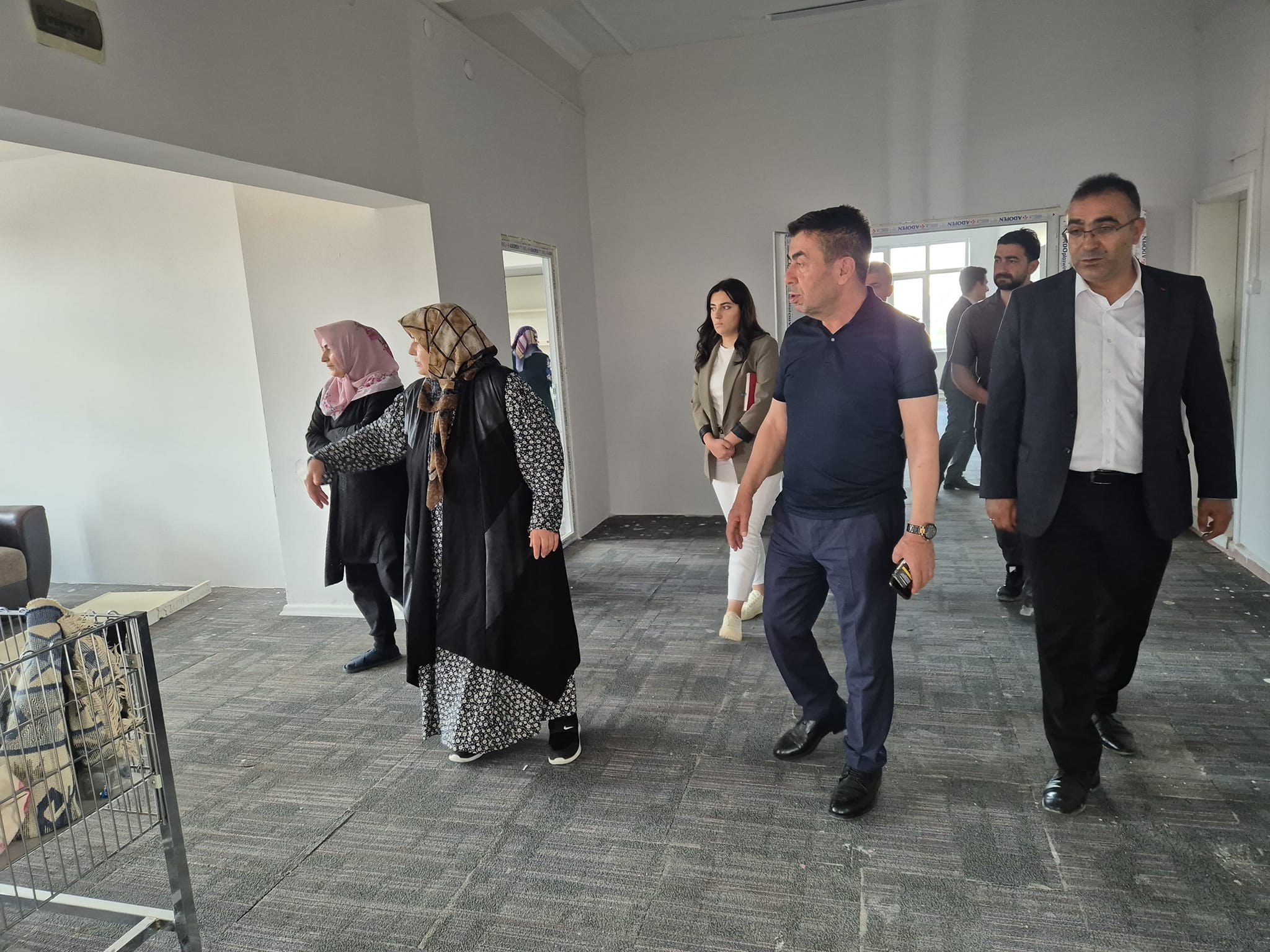 BAŞKAN METİN AŞEVİNDE BAŞLATILAN ÇALIŞMALARI İNCELEDİ