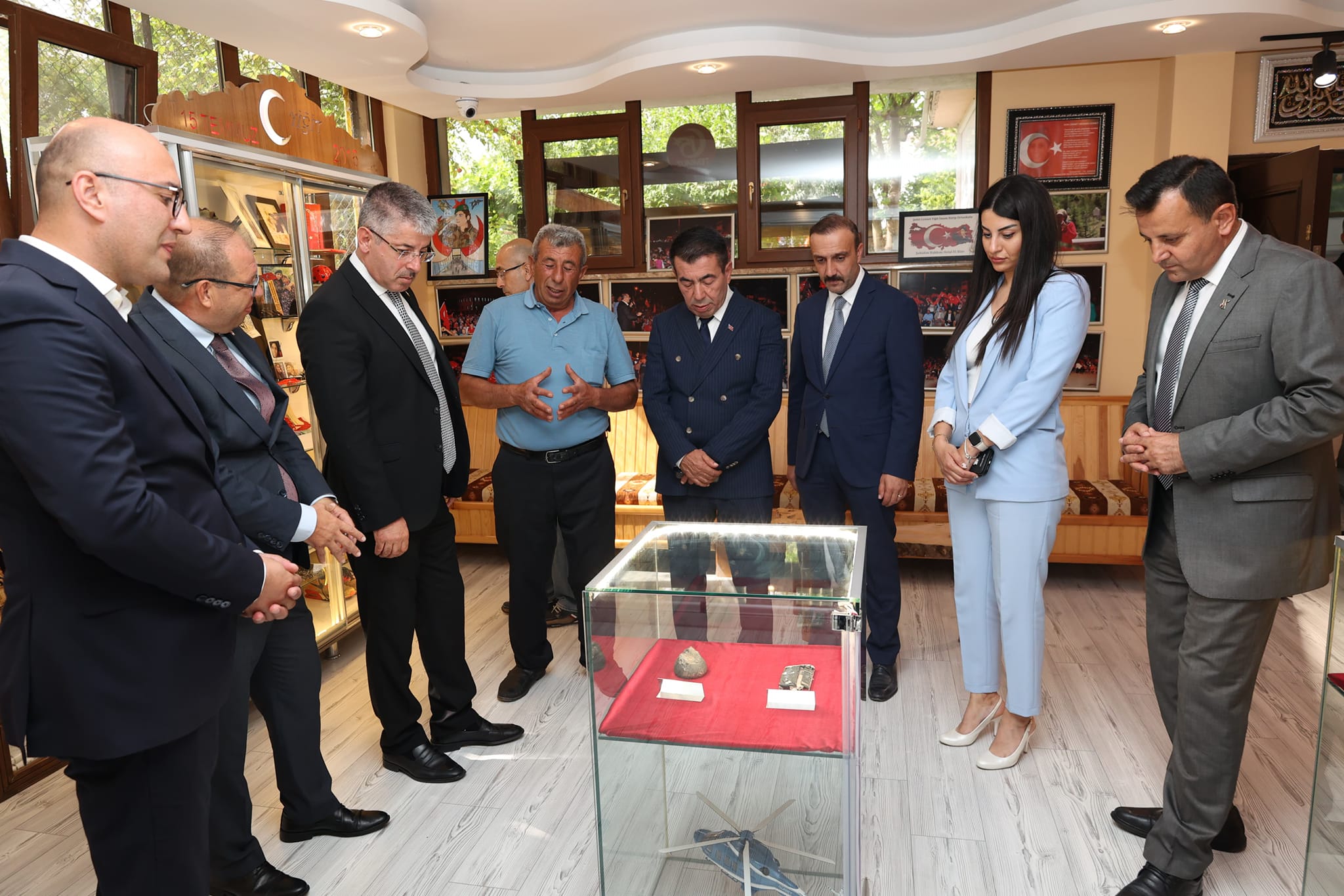 15 TEMMUZ ŞEHİDİMİZ CENNET YİĞİT'İN ANI EVİ VE AİLESİ ZİYARET EDİLDİ