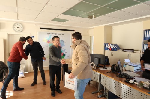 BELEDİYE PERSONELLERİMİZİN YENİ YILINI KUTLADIK