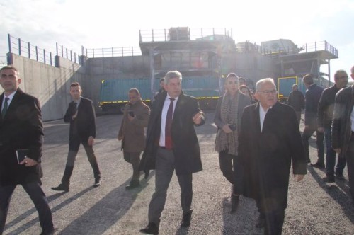 ÇÖP TRANSFER İSTASYONU AÇILIŞI GERÇEKLEŞTİRİLDİ.