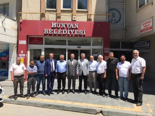 ​Kayseri Pancar Ekicileri Koop.Yönetim Kurulu Bşk. Hüseyin AKAY Belediyemizi ziyaret etti.