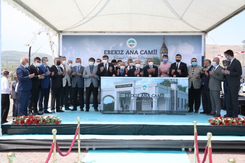 Ebekız Ana Camii Temel Atma Töreni Gerçekleştirildi