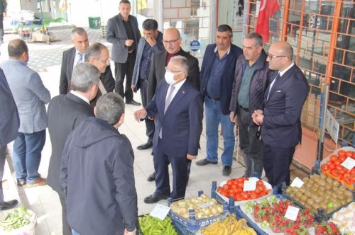 ​BAŞKANLAR BİR ARAYA GELİP BÜNYAN ESNAFINI ZİYARET ETTİ