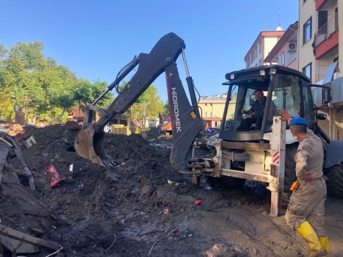BÜNYAN BELEDİYESİ EKİBİMİZ KASTAMONU BOZKURT'TA İŞ BAŞINDA