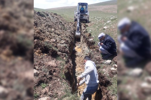 Fen İşleri Müdürlüğü'ne bağlı ekiplerimiz, Koyunabdal mahallemizde yaylada yaşayan vatandaşları