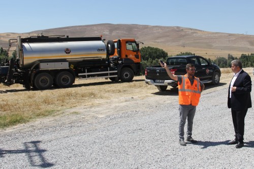 Pınarbaşı Mesire Alanına giden yolumuz ve alternatif yolumuzun asfalt yapım çalışmaları başladı.