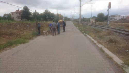 PARKE ÇALIŞMALARI DEVAM EDİYOR