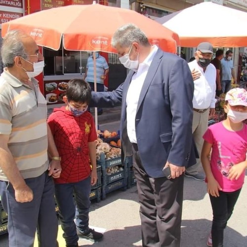 Başkan ALTUN' dan pazar ziyareti