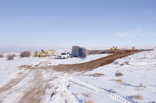 KATI ATIK ÇÖP TRANSFER İSTASYONUNDA ÇALIŞMALAR SÜRÜYOR