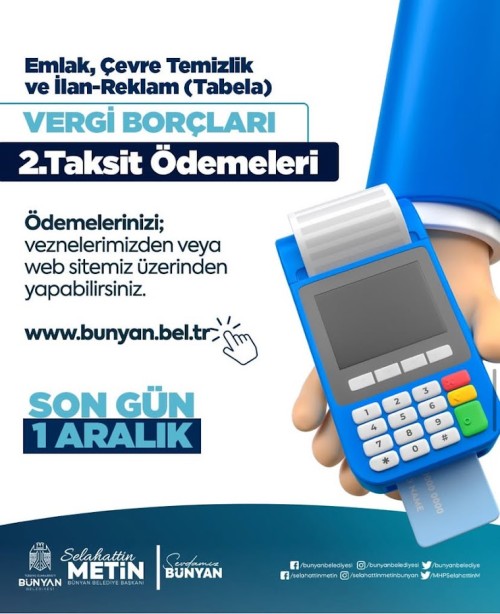 Emlak Vergisi Ödemeleri HK